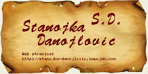 Stanojka Danojlović vizit kartica